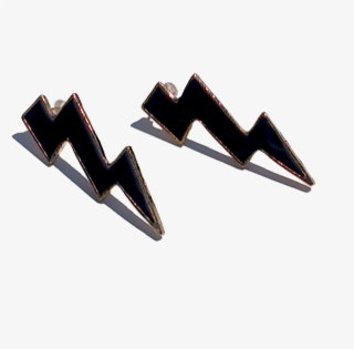 Black Lightning Oorbellen / Bijoux / Gothic / Stoer - Earring #5051606