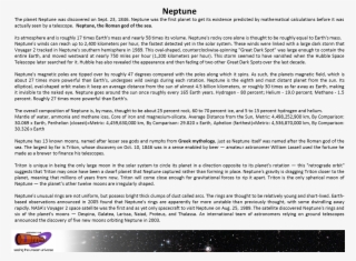Facts About Neptune - Planet #5052243