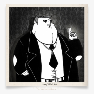 Tommy Buttface Jones Daily Mobster Illustration Character - Illustration #5053251