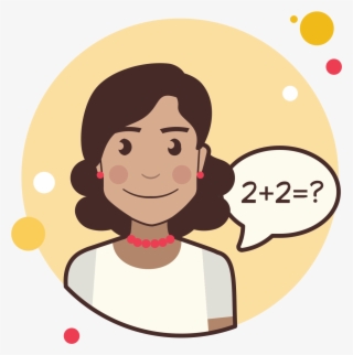 Girl And Math Equation Icon - Matematica Png #5054097