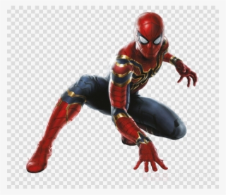 Avengers Infinity War Spiderman Png Clipart Spider-man - Spiderman Avengers Infinity War Png #5054376