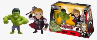 The - Jada Toys Marvel Metals Hulk & Thor (m66) Twin #5054601