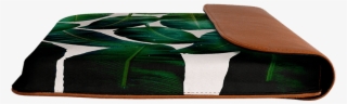 Dailyobjects Cosmic Banana Leaves Real Leather Envelope - Bed Skirt #5055571