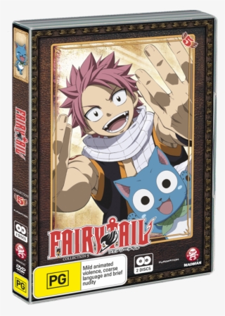 "fairy Tail Is A Brilliant Anime Series Full Of Action, - Fairy Tail Collection 5 ( Eps 49-60) Dvd #5056602