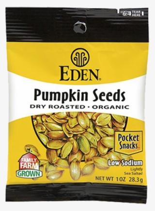 Eden, Semillas De Calabaza Orgánica, - Eden Foods Organic Pocket Snacks - Pumpkin Seeds - #5057842