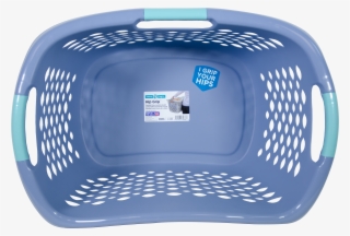 Home Logic Hip Grip Laundry Basket, Large - Blue #5059161