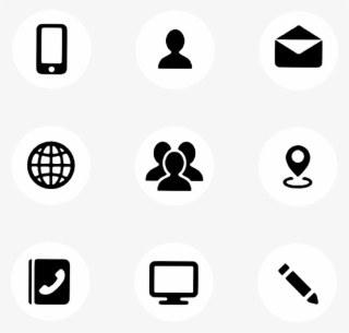 Icon, Mobile, Message, Profile, Browser, Pencil - Vector Graphics #5059818