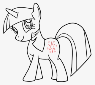 Drawn My Little Pony Outline - My Little Pony Outline Draw #5060088