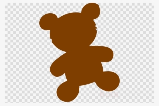 California Map Transparent Clipart Clip Art - Cute Teddy Bear Silhouette #5060369