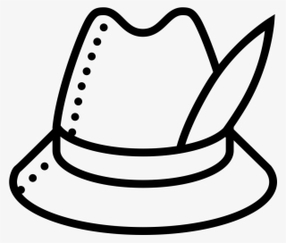 German Hat Icon - Line Art #5060435