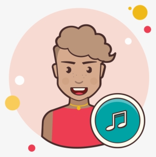 Musician Female Icon - Female Brown Thumb Up Cartoon Png #5060513