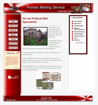 Pontiac Mailing Service Competitors, Revenue And Employees - Web Page #5060516