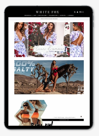 White Fox Boutique Ipad Mockup - Apple Ipad Family #5062964