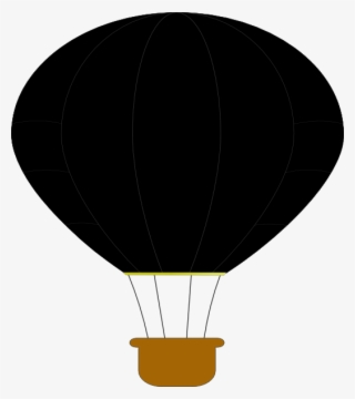 Black Hot Air Balloon Svg Clip Arts 528 X 595 Px #5063635