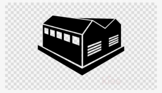 Industrial Building Icon Clipart Building Industry - Industrial Shed Png #5064531