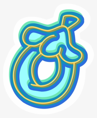 Neon O'berry Pin Icon - Illustration #5065329