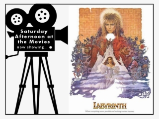 Saturday Afternoon At The Movies Logo Featuring The - Labyrinth 1986 Poster #5065991