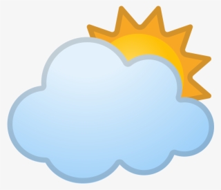 Download Svg Download Png - Nubes Y Sol Emoji #5067470