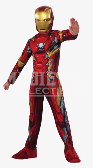 Kids Marvel Civil War Iron Man Costume - Iron Man Costume For Kids #5068964