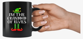 Im The Granddad Of Elves Family Matching Elf Outfits - Mug #5069653