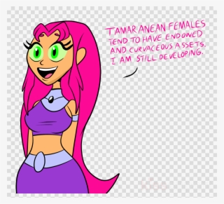 Starfire Clipart Starfire Raven Beast Boy - Clip Art #5069926