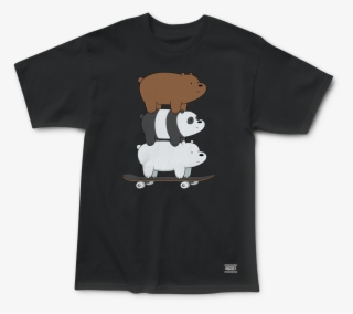 We Bare Bears Stacked Tee - Anime Bears Cosplay Hoodie Jacket Hooded Sweatshirt #5070244