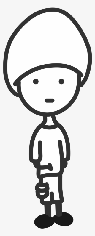 Quiet Boy Black White Line Art Hunky Dory Svg Colouringbook - Cartoon Black N White Boy #5071088