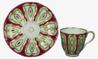 19th Century Samuel Alcock Tea Cup And Saucer English - Saucer #5071442