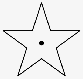 This Png File Is About Abstract , Animal , Starfish - Christmas Star Coloring #5072483