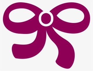 Graphic Free Purple Shoelace Knot Bow Tie Art Cartoon - Necktie #5072675