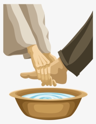 Washing Feet By Minayoussefsaleb - Jesus Washing Feet Vector #5073169