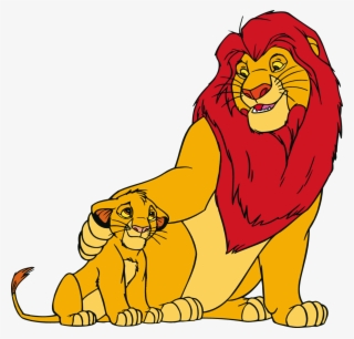 Simba And Mufasa By Ireprincess - Lion King Cartoon Png #5073801