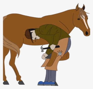 Gallery Of Clipart Of A Purple Crown Lion And Blue - Blacksmith Horseshoe Clip Art #5077421