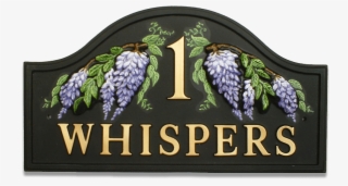 Wisteria Split House Sign - Hummingbird #5078810