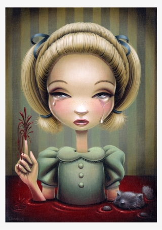 Bloody Mary Acrylic On Canvas • 9" X 12" • From "garbage - Kids Bloody Mary #5079201