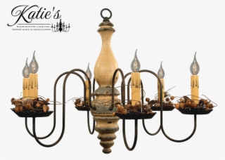 Katie's Handcrafted Lighting Anderson House Wood Chandelier #5080823