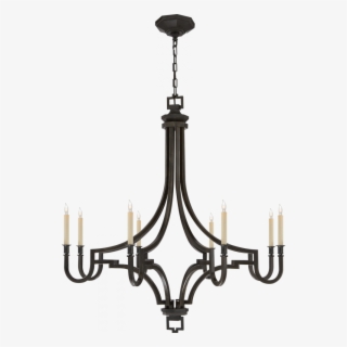 Mykonos Large Chandelier In Aged Iron - Large Mykonos Chandelier #5081208