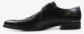 Monks Toni 24 Black Tiger Patch - Formal Shoe Side View #5081785