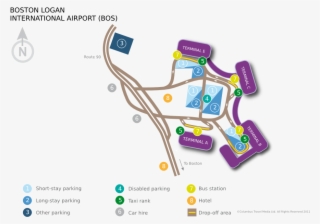Map - Boston International Airport Map #5083975