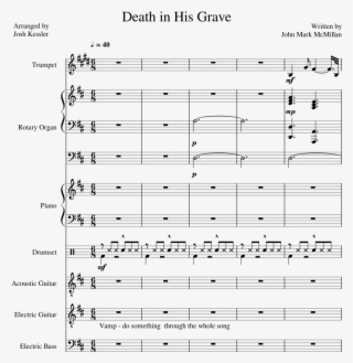Death In His Grave Sheet Music For Piano, Trumpet, - America The Beautiful - Sheet Music #5084534