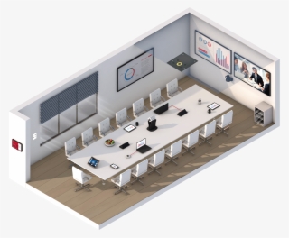Executive Boardroom - Av Conference Room Diagram #5086303
