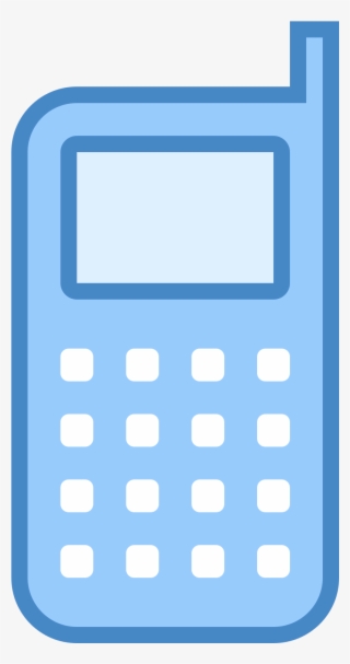 Telephone Icon Png Blue Download - Blue Mobile Phone Icon #5086717
