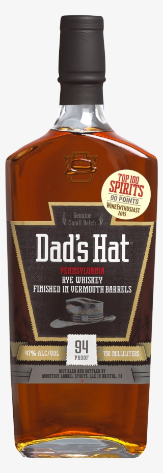 Vermouth Bottle Front Silhouette - Dad's Hat Whiskey #5086718