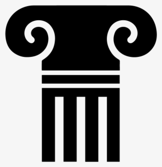 Greek Column Icon - Greek Column Symbol #5088994