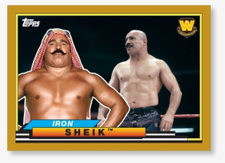 2018 Topps Wwe Heritage Iron Sheik Big Legends Gold - Barechested #5089765