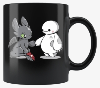Toothless & Baymax Mug - Toothless And Stitch Coffee Cup #5091777