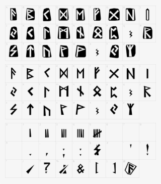 Runes Font - Gooey Font #5092632