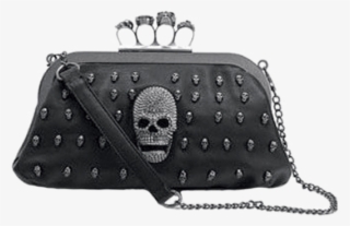 3 Left - Women Cool Skull Ring Soft Pu Handbag Tote Shoulder #5094134