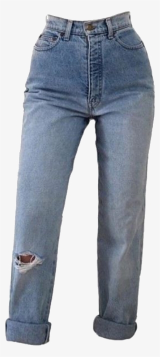 Aesthetic Fashion, Casual Street Style, Alternative - Aesthetic Mom Jeans Transparent Png #5097016