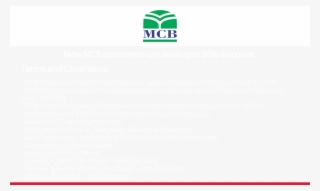 Pizza Hut Discount On Hbl Cards - Mcb Bank Limited #5097218